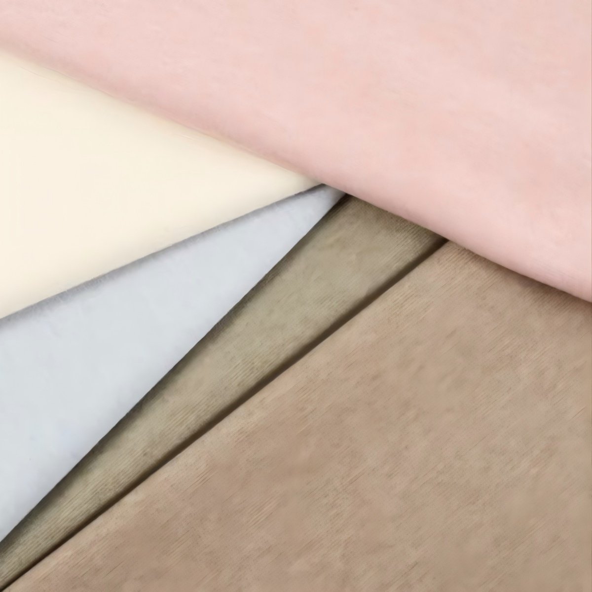 Artificial cotton air layer faux cashmere fabric