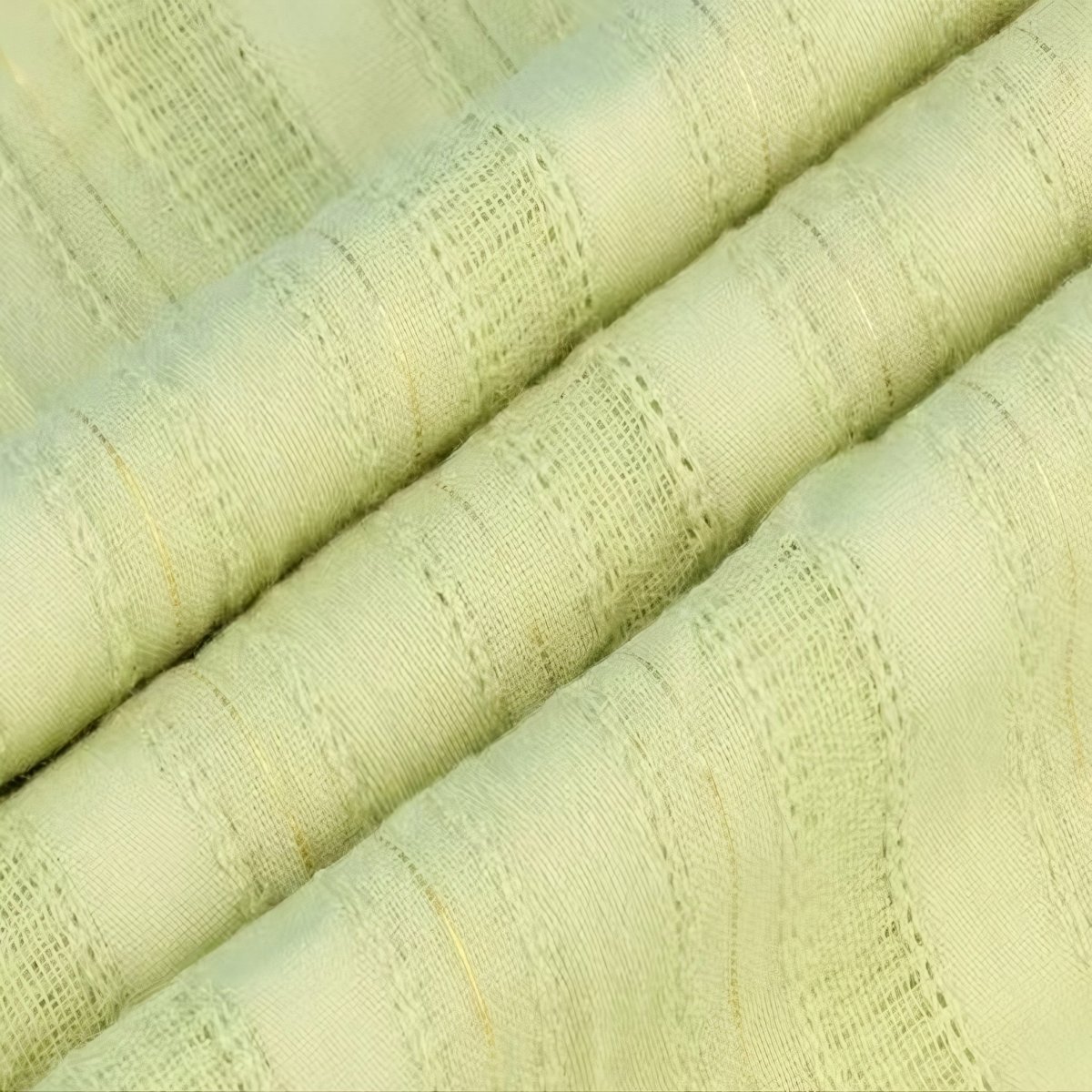 Bright silk jacquard striped cotton fabric