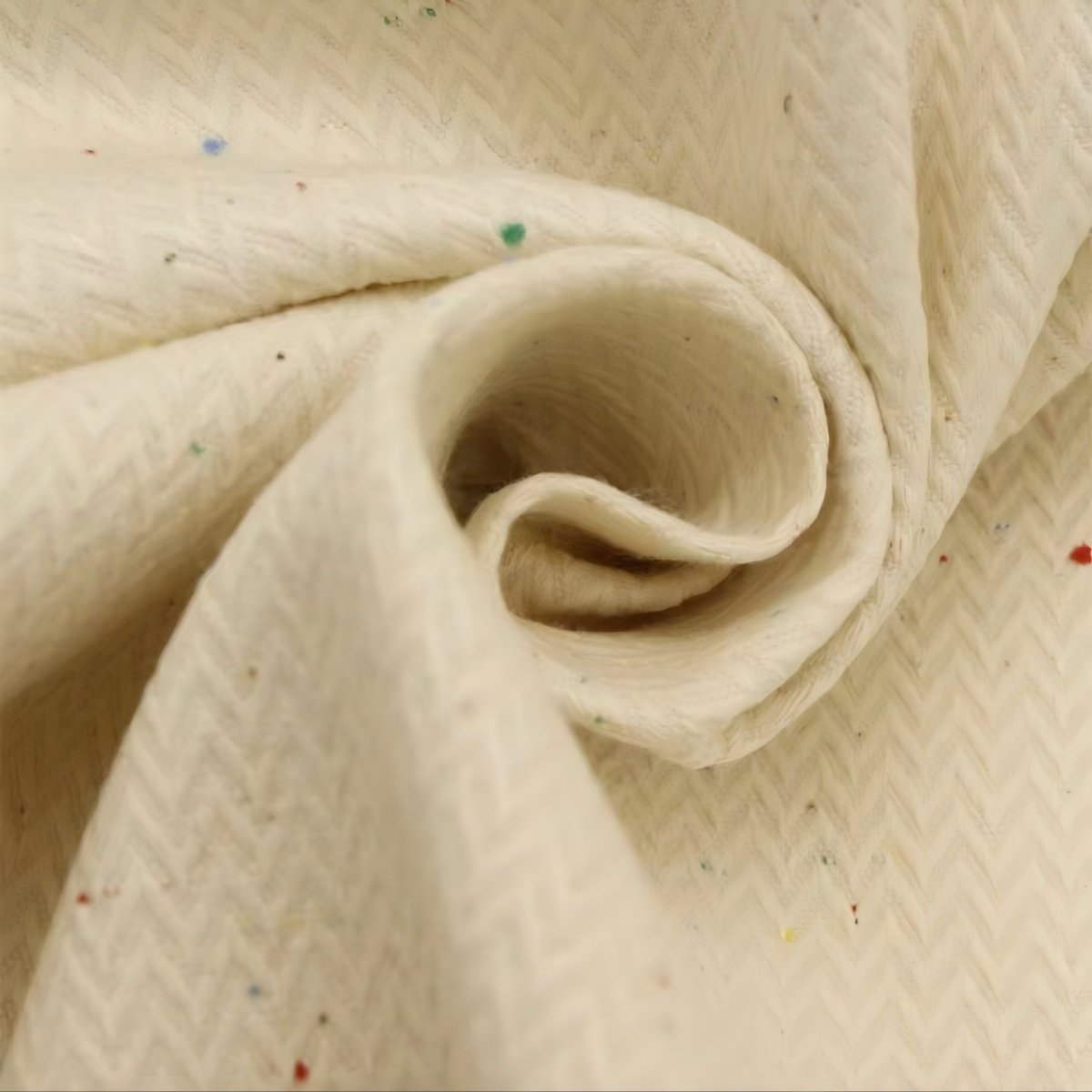 Herringbone jacquard denim