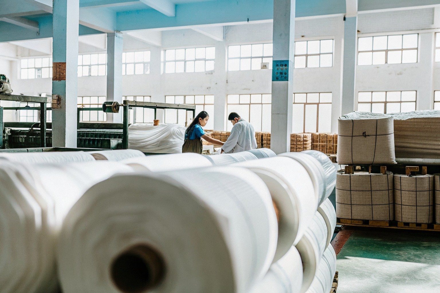 FumaoFabric cotton fabric production view 4