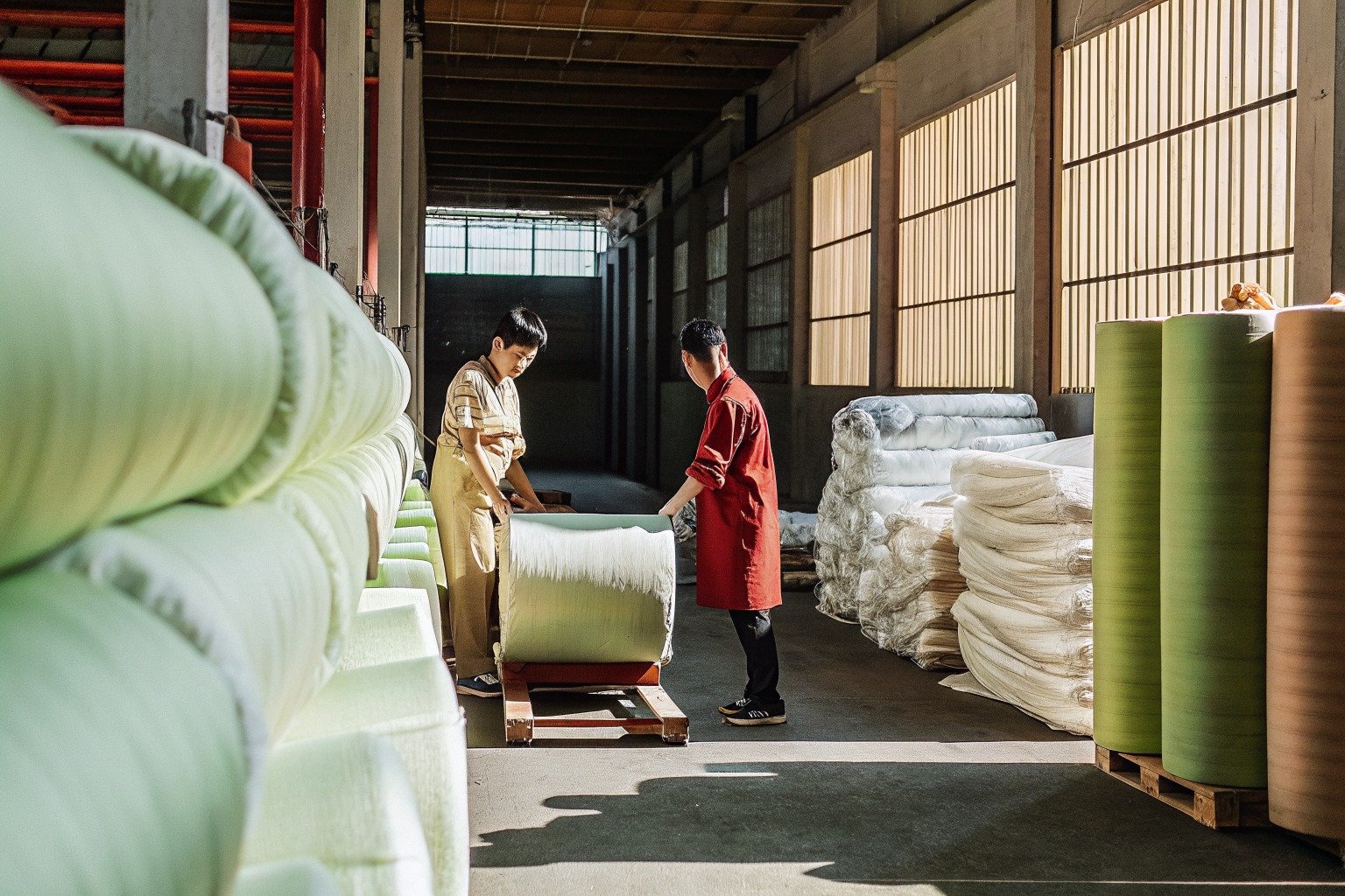 FumaoFabric cotton fabric production view 3