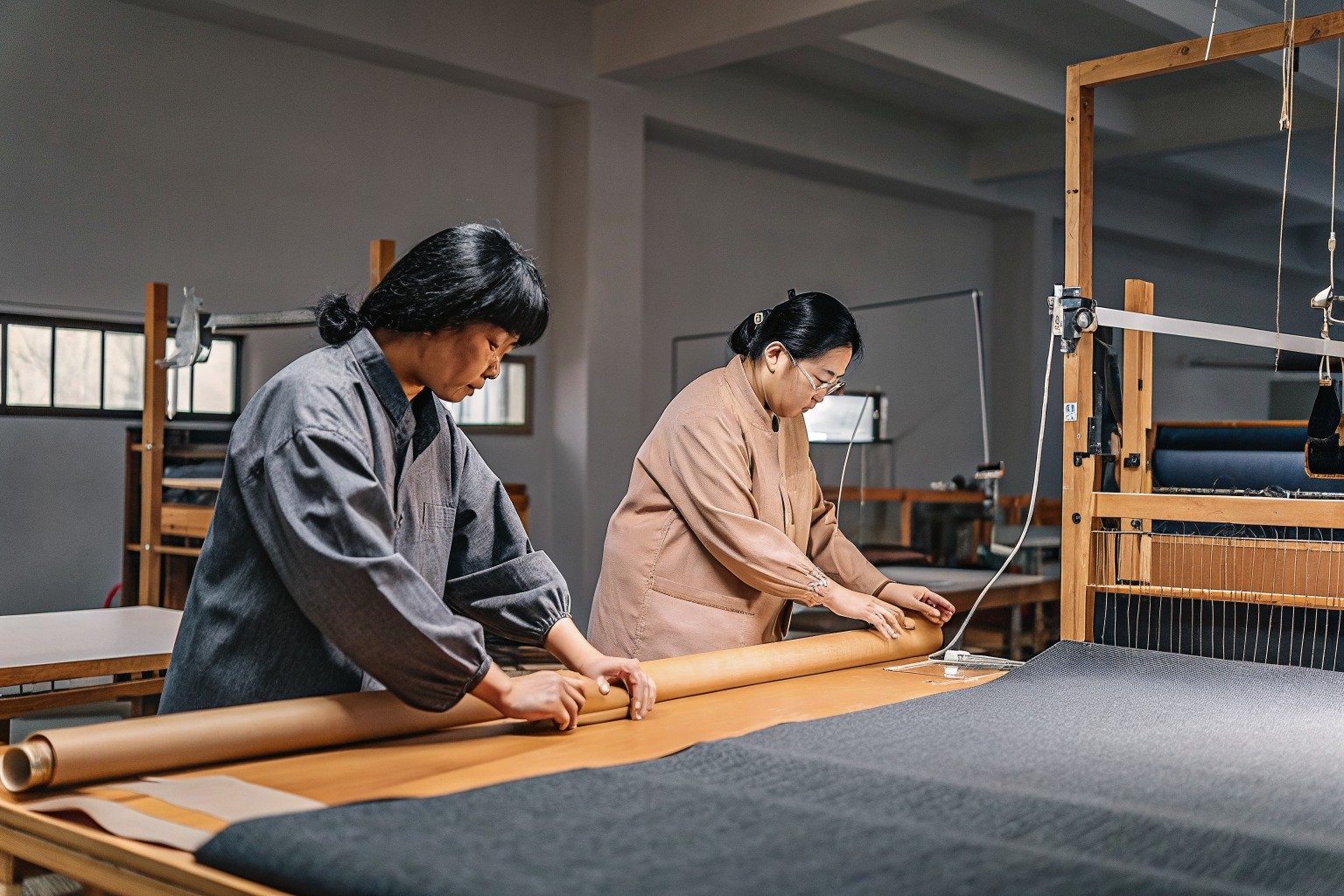 FumaoFabric cotton fabric production view 2
