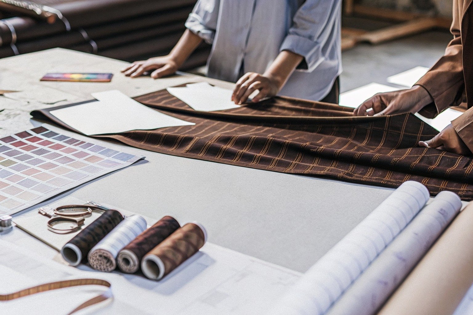 FumaoFabric cotton fabric production view 1