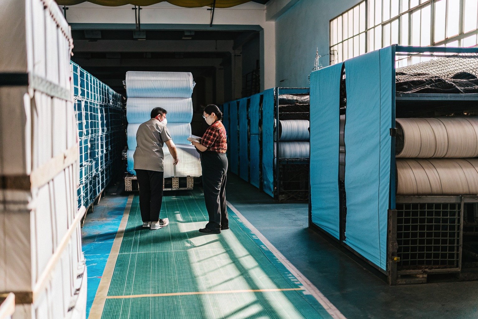 FumaoFabric cotton fabric production view 4