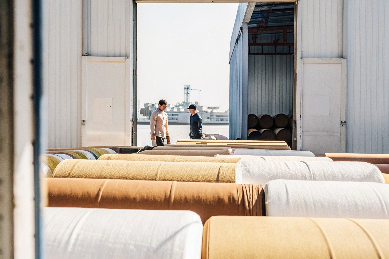 FumaoFabric cotton fabric production view 3