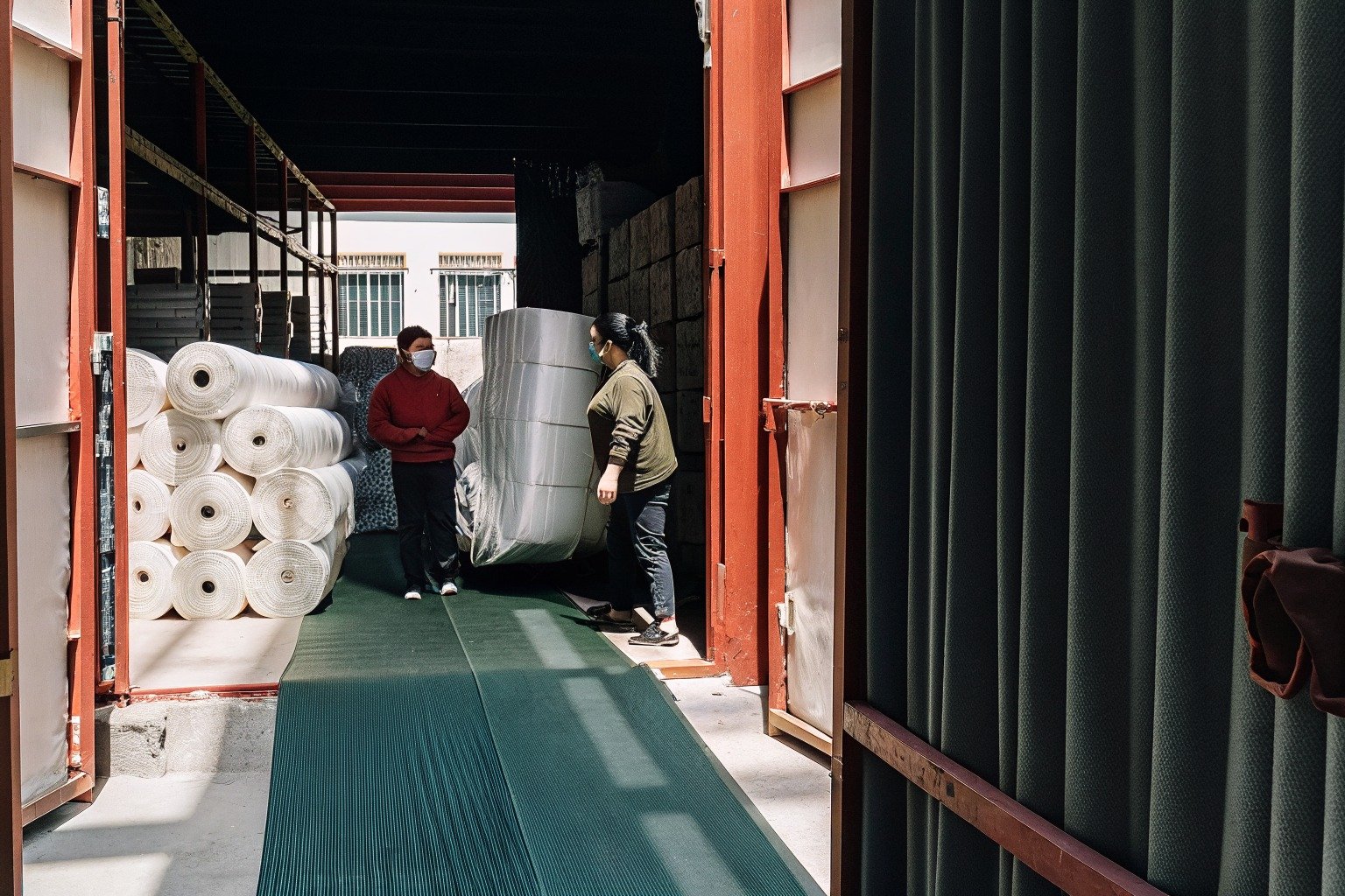 FumaoFabric cotton fabric production view 4
