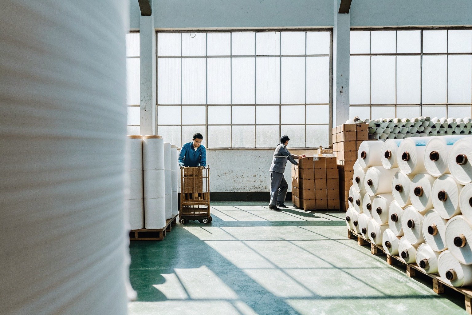 FumaoFabric cotton fabric production view 4
