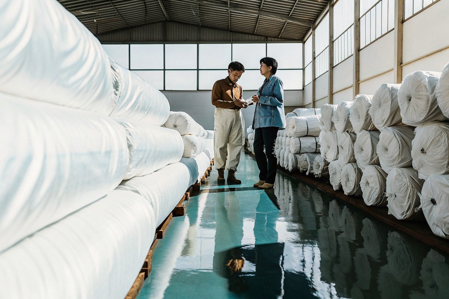 FumaoFabric cotton fabric production view 3