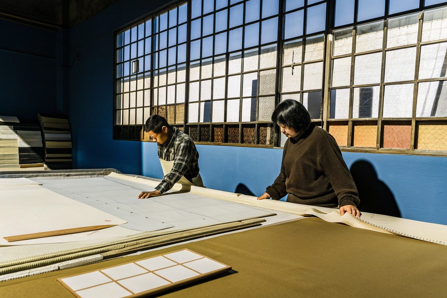 FumaoFabric cotton fabric production view 1