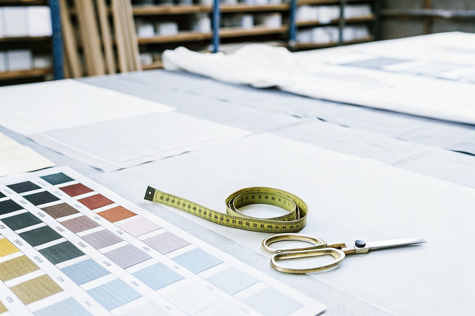 FumaoFabric polyester fabric production view 1