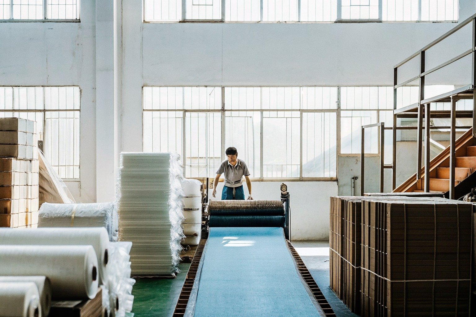 FumaoFabric nylon fabric production view 4