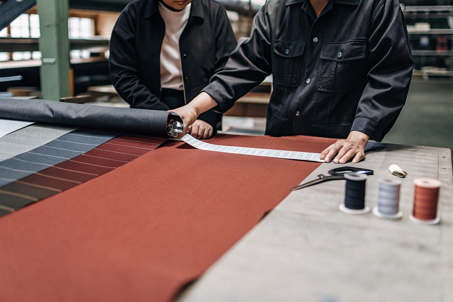 FumaoFabric spandex fabric production view 1