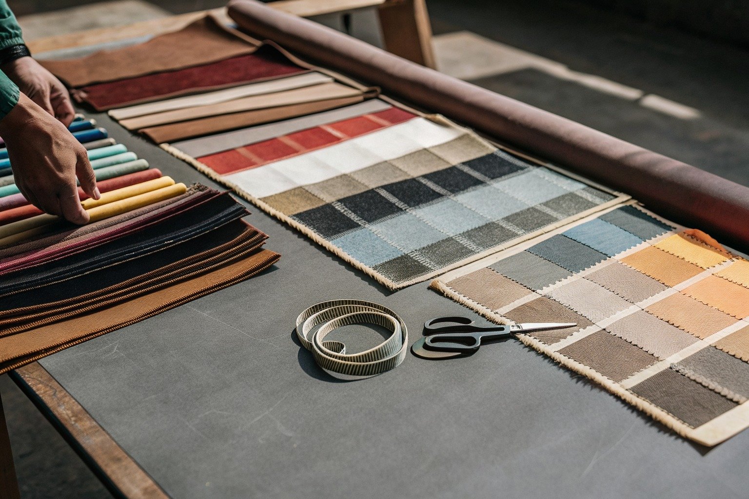 FumaoFabric spandex fabric production view 1