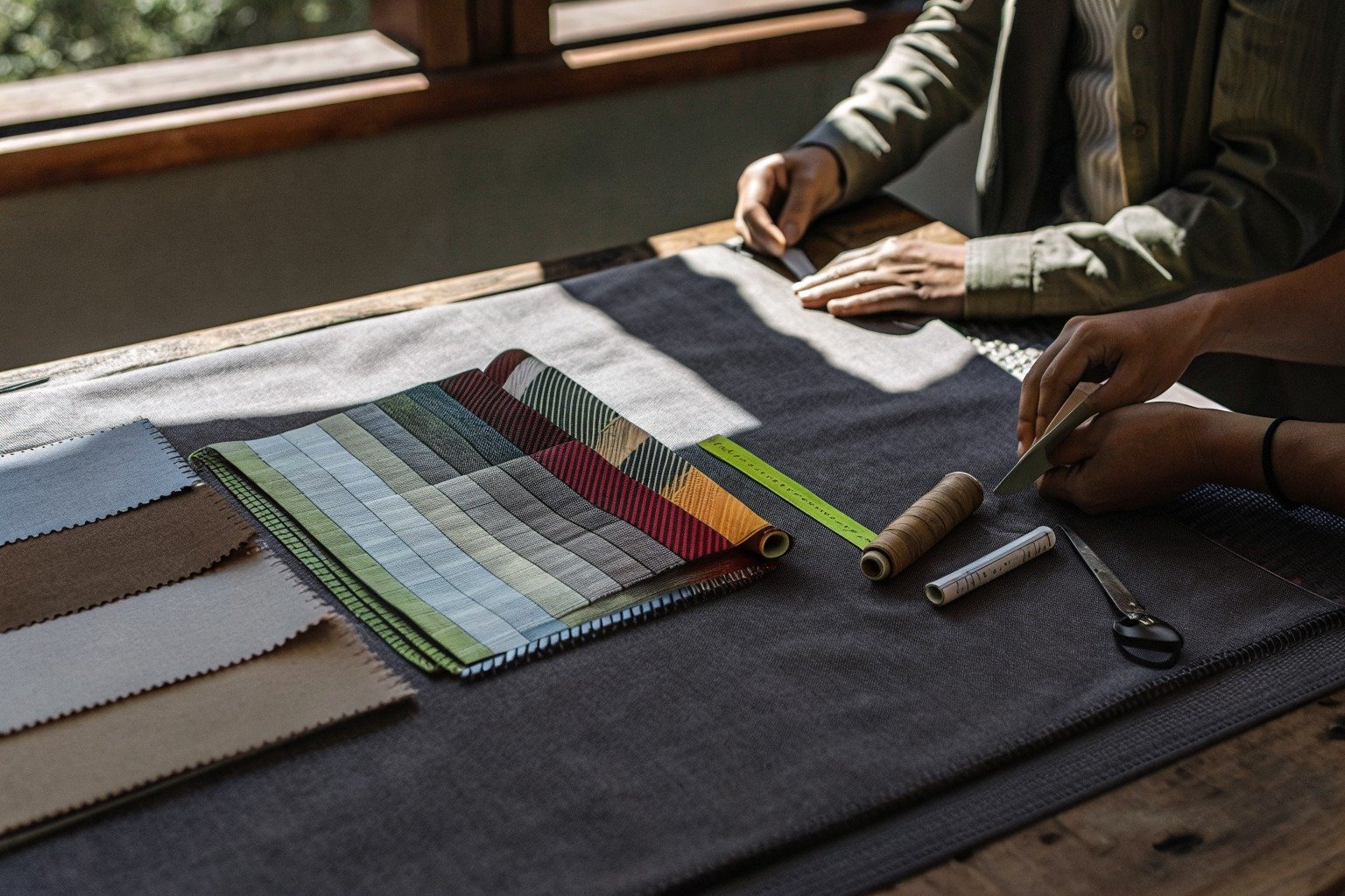 FumaoFabric spandex fabric production view 1