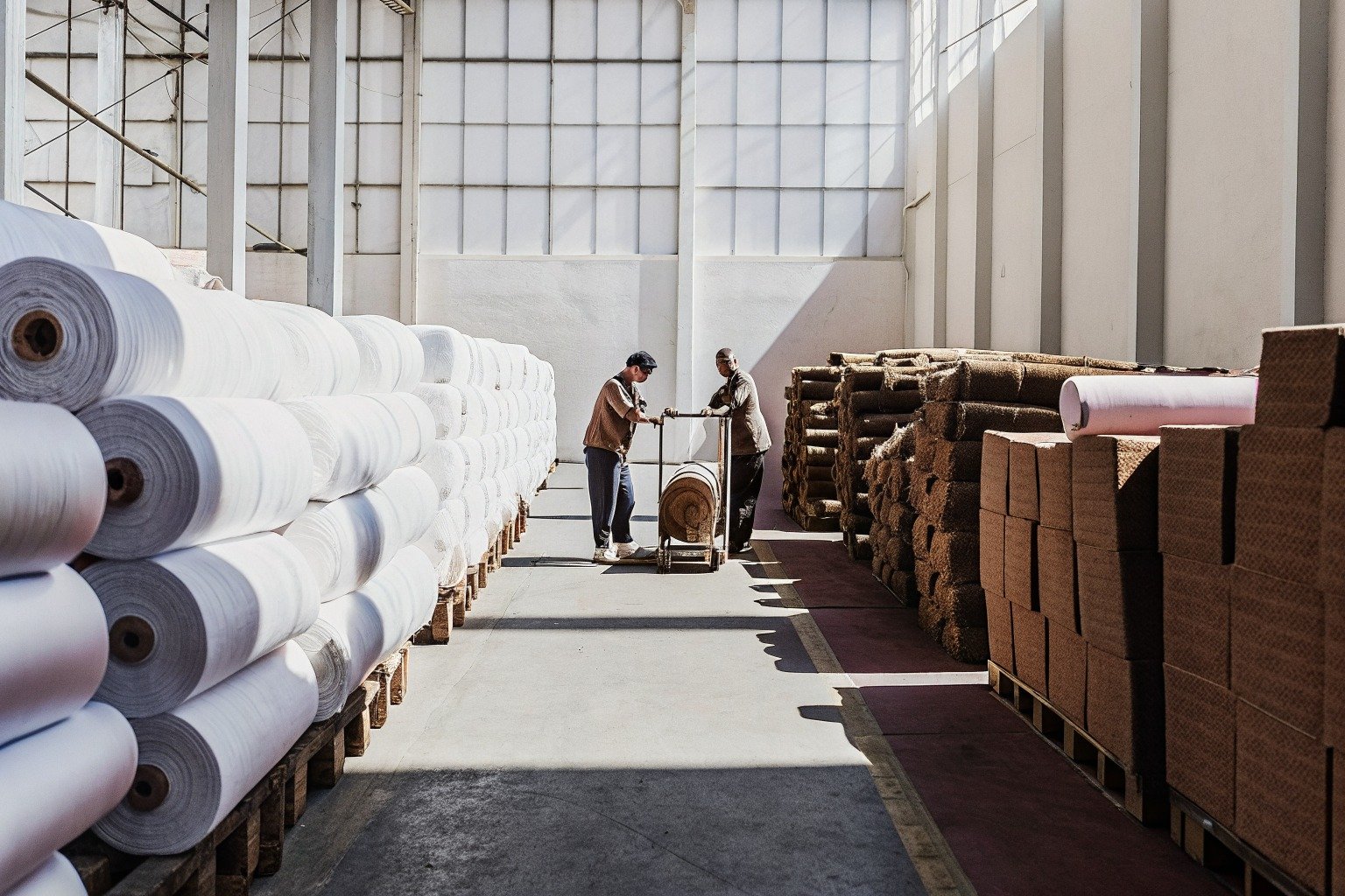 FumaoFabric spandex fabric production view 4