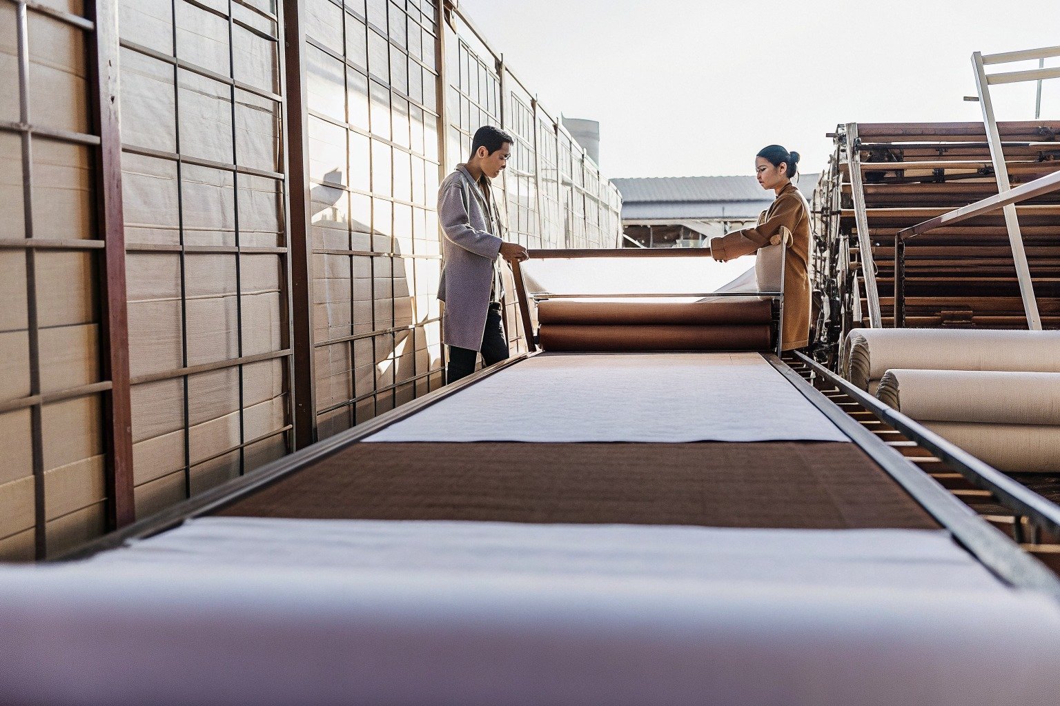 FumaoFabric viscose fabric production view 4