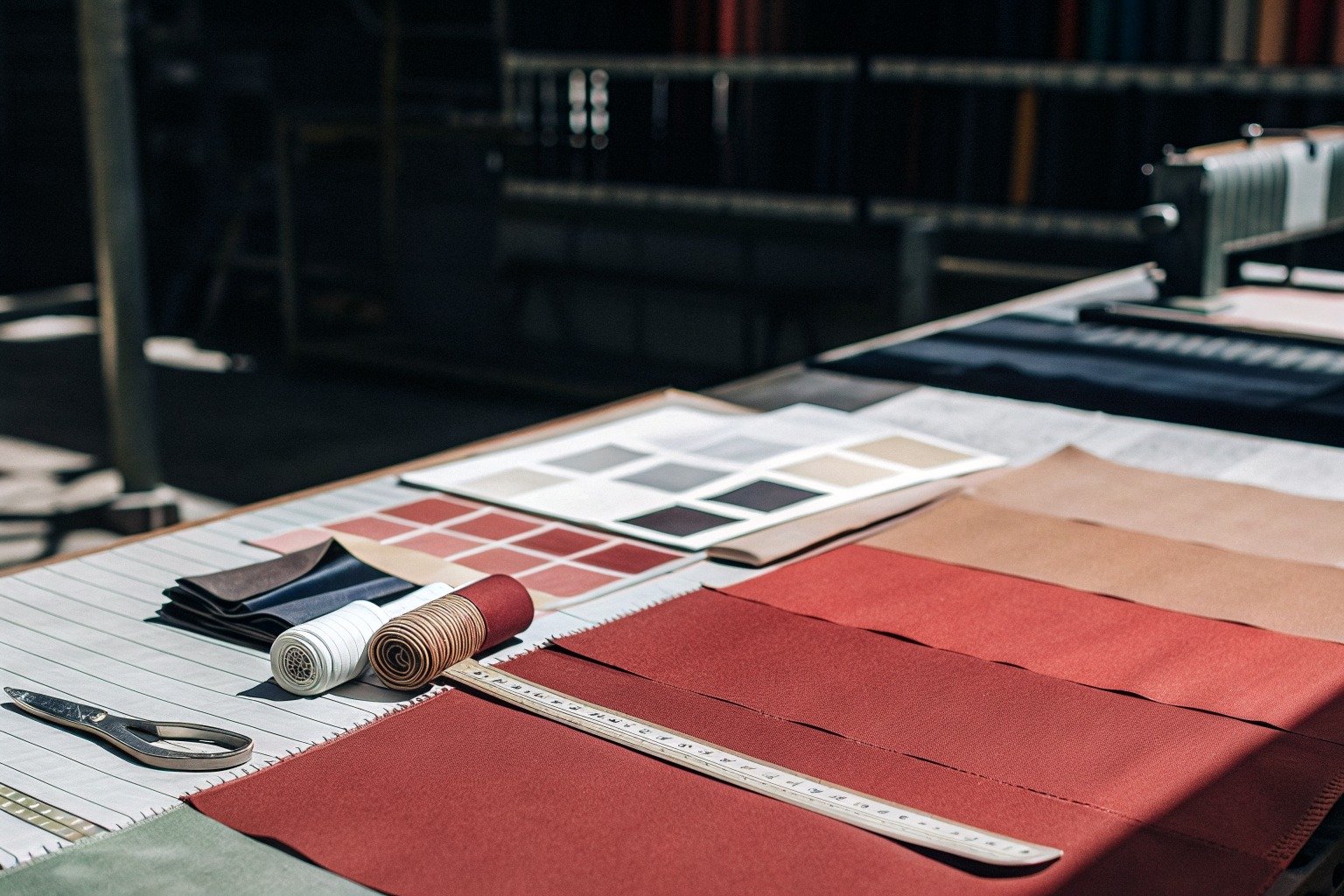 FumaoFabric linen fabric production view 1