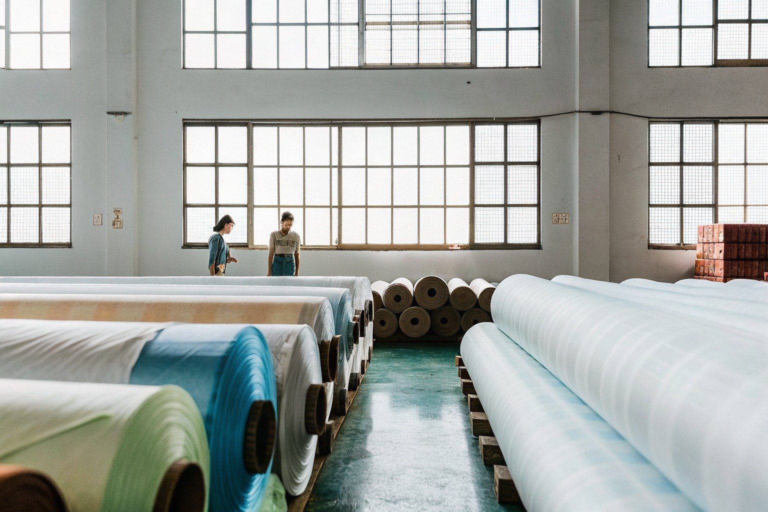 FumaoFabric wool blend fabric production view 3
