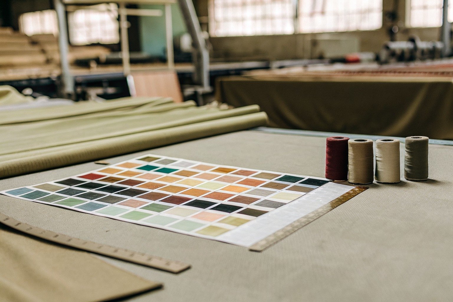 FumaoFabric wool blend fabric production view 1