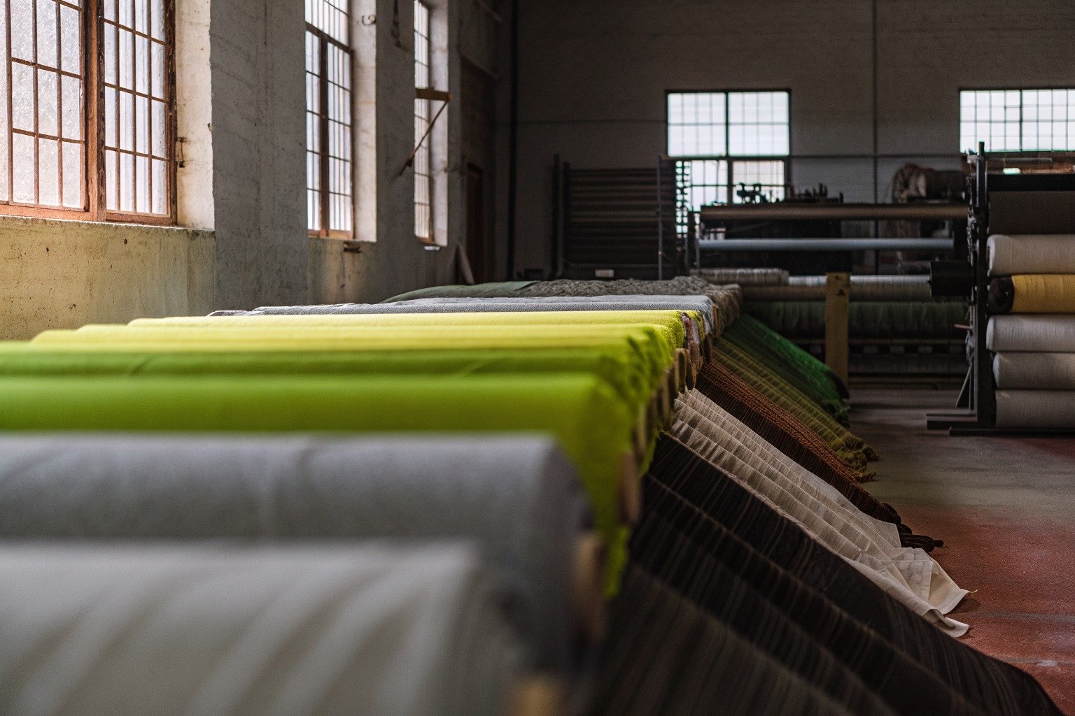 FumaoFabric wool blend fabric production view 3