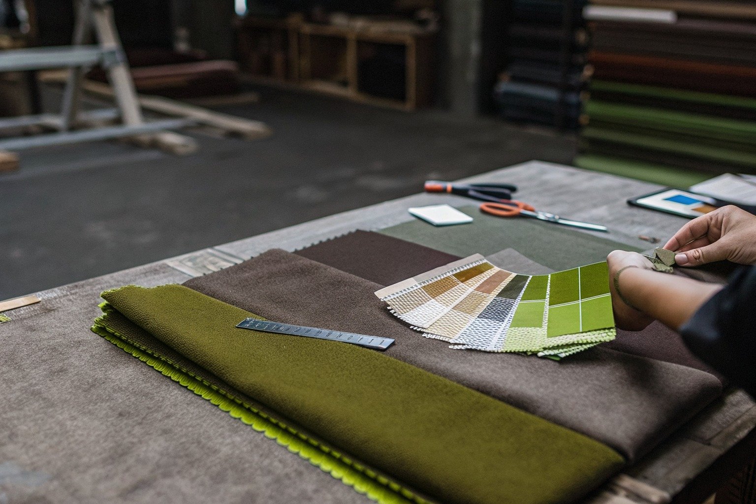 FumaoFabric woven fabric production view 1