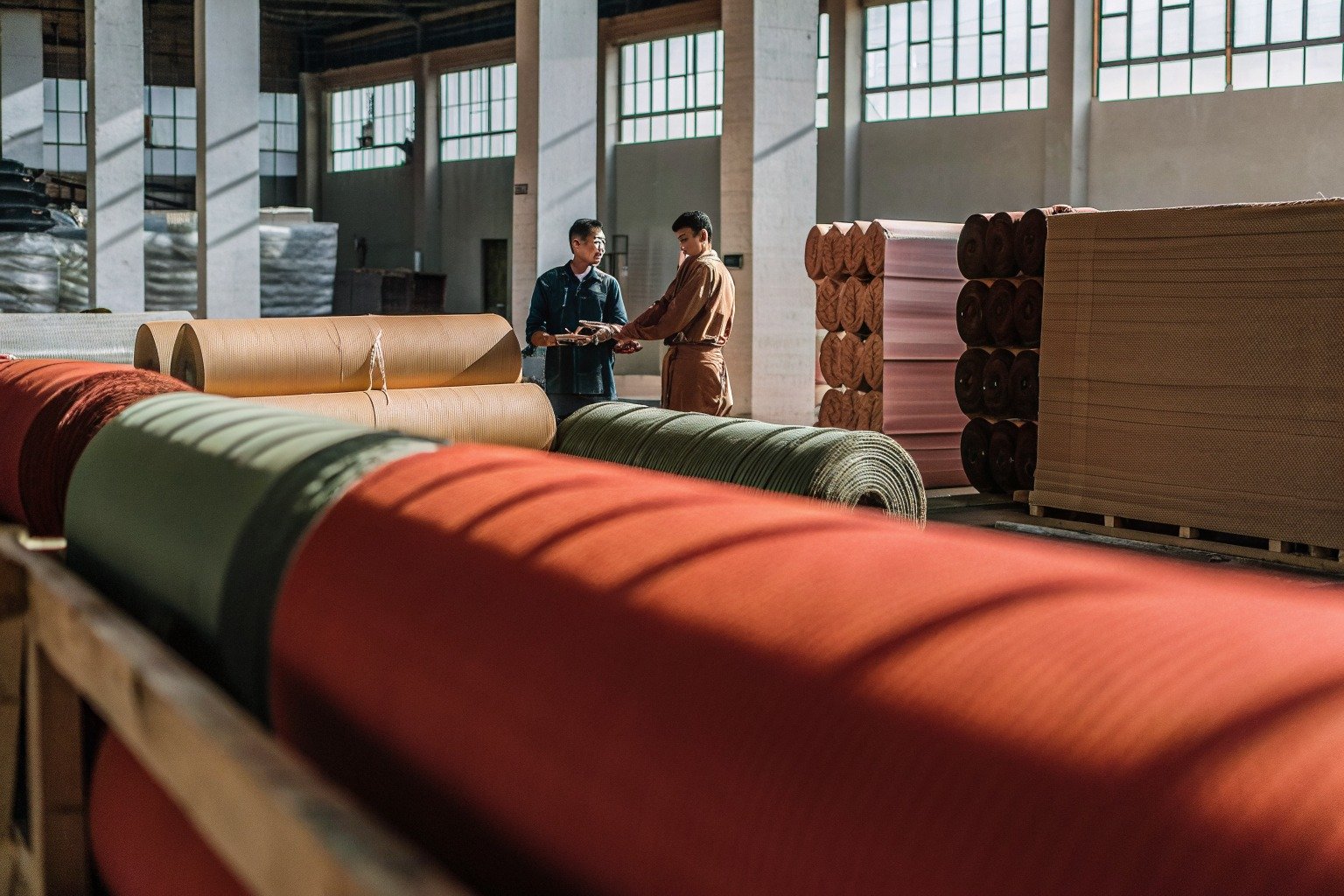 FumaoFabric mesh fabric production view 3