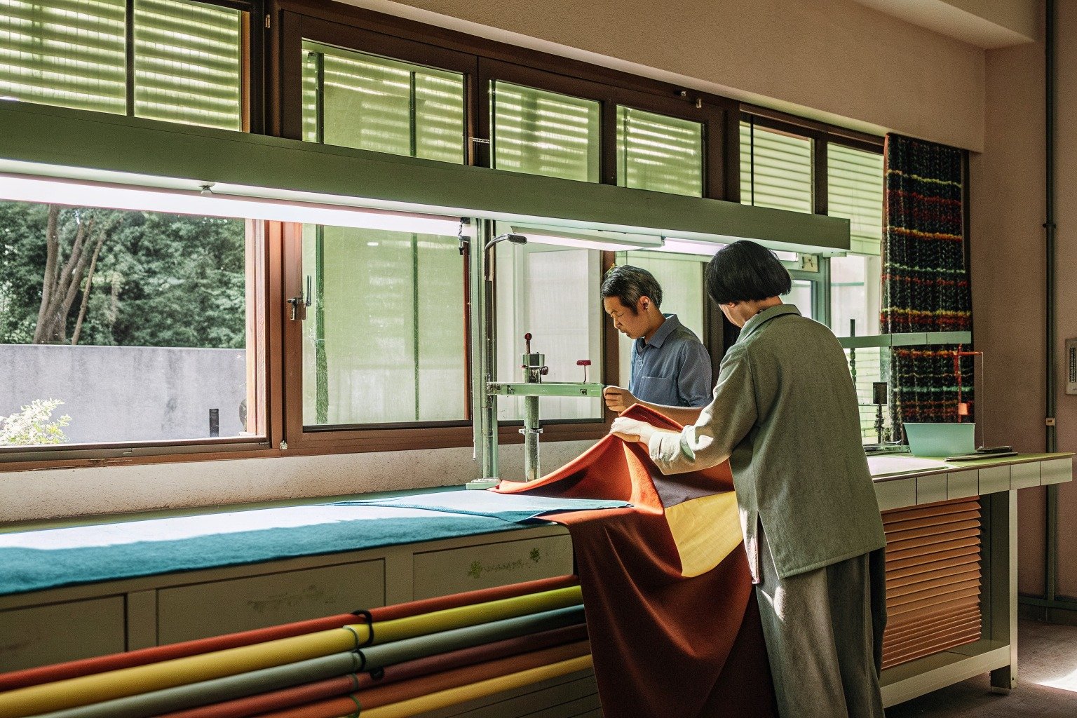 FumaoFabric mesh fabric production view 2