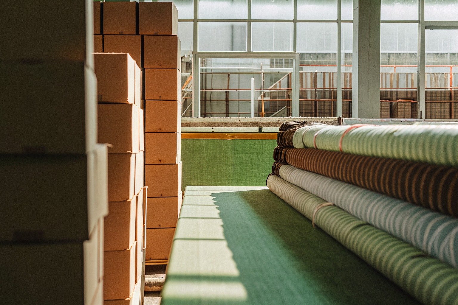 FumaoFabric fleece fabric production view 4