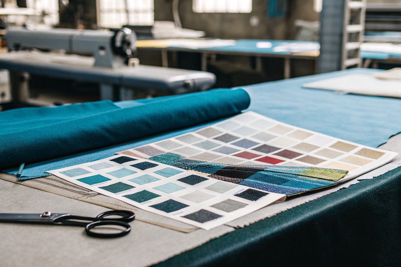 FumaoFabric fleece fabric production view 1