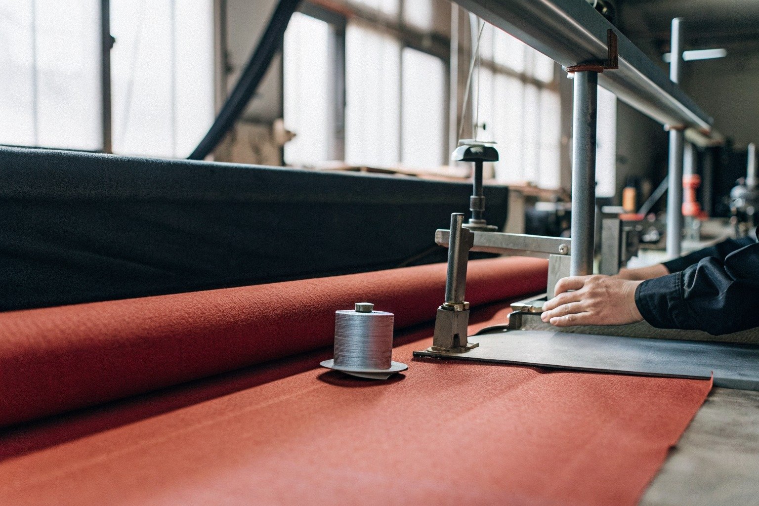 FumaoFabric fleece fabric production view 2
