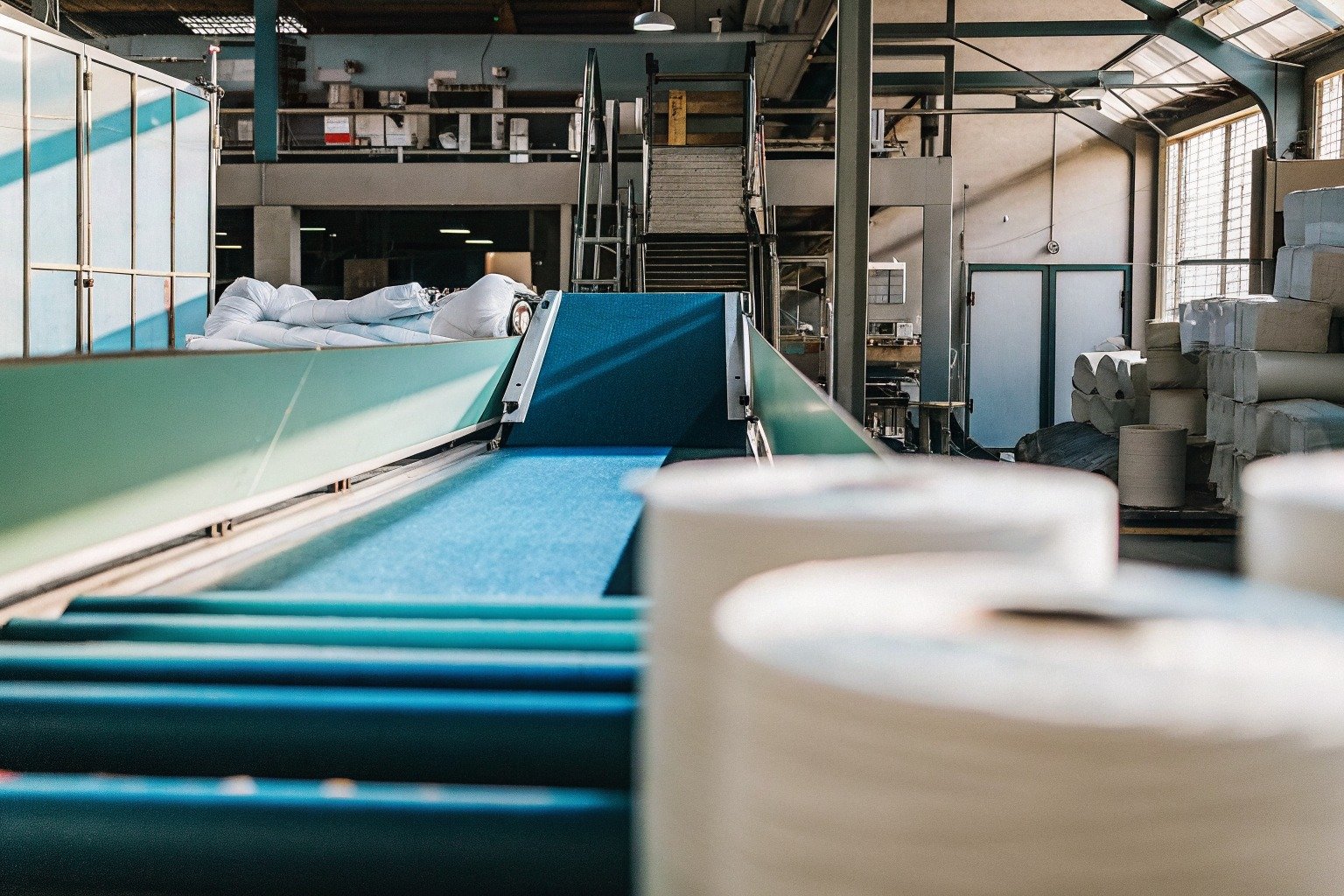 FumaoFabric fleece fabric production view 4