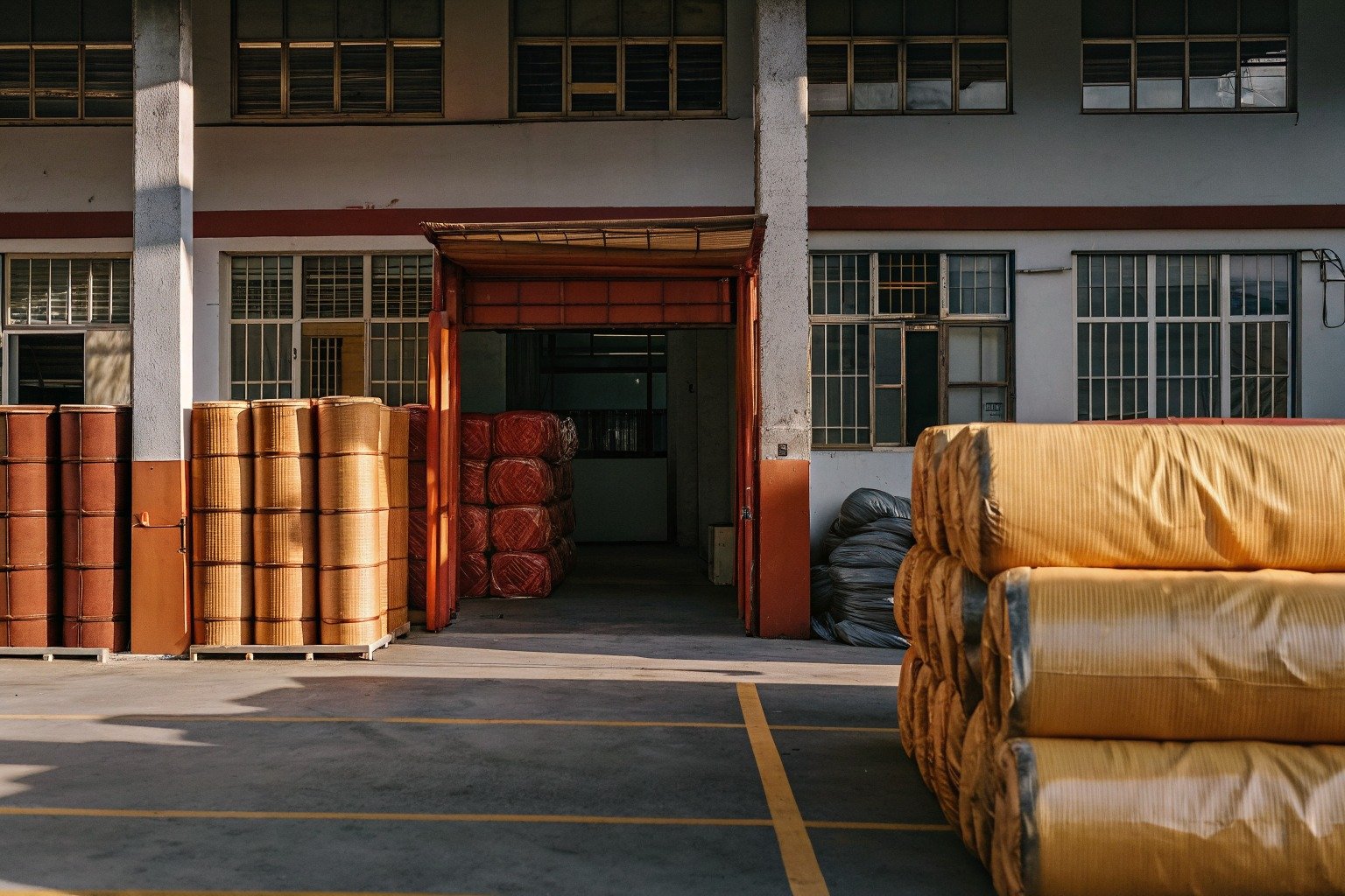 FumaoFabric fleece fabric production view 3