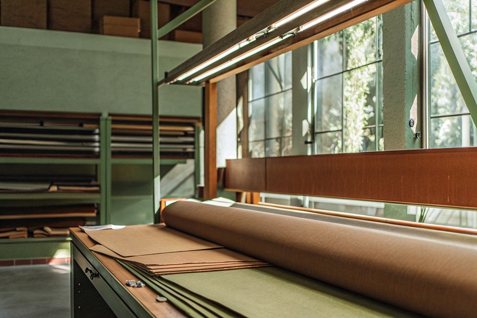 FumaoFabric rib fabric production view 2