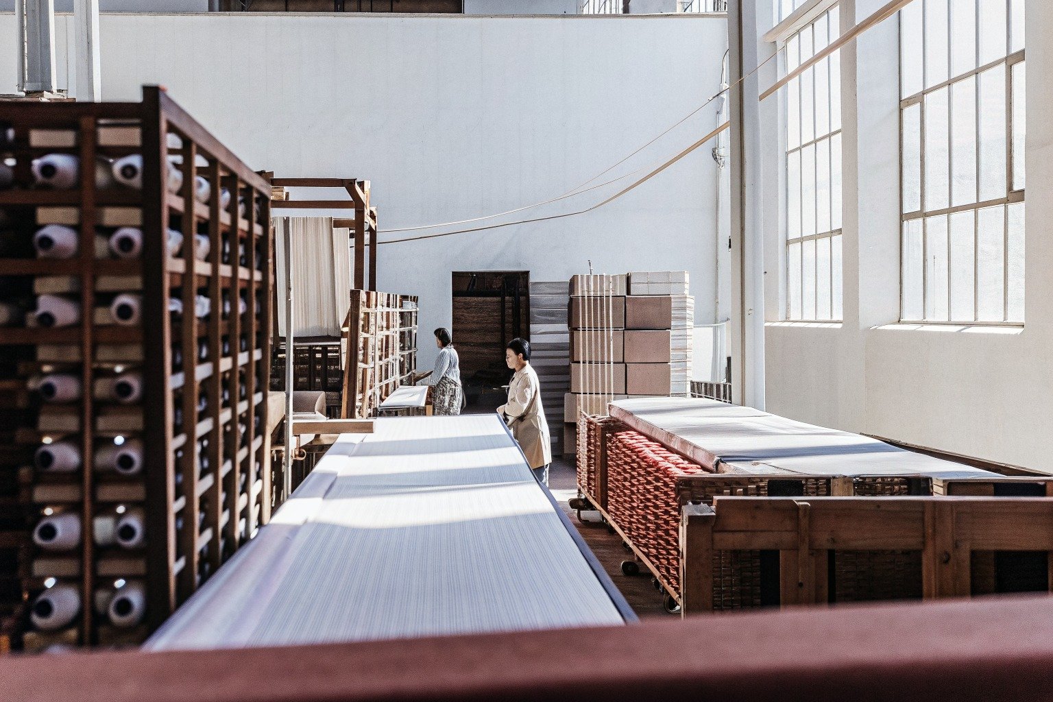 FumaoFabric rib fabric production view 4
