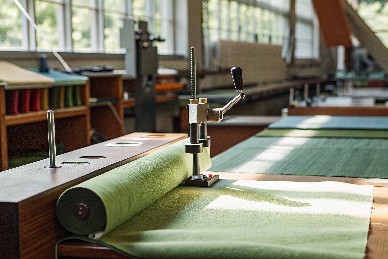 FumaoFabric rib fabric production view 2