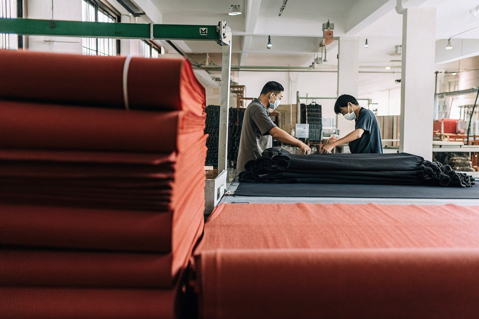 FumaoFabric rib fabric production view 4