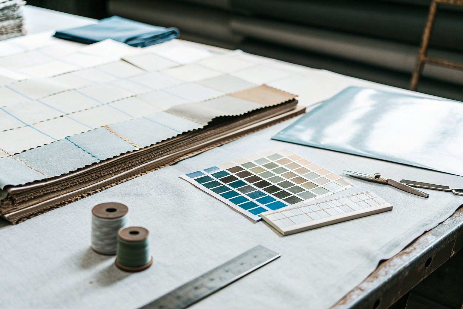FumaoFabric satin fabric production view 1