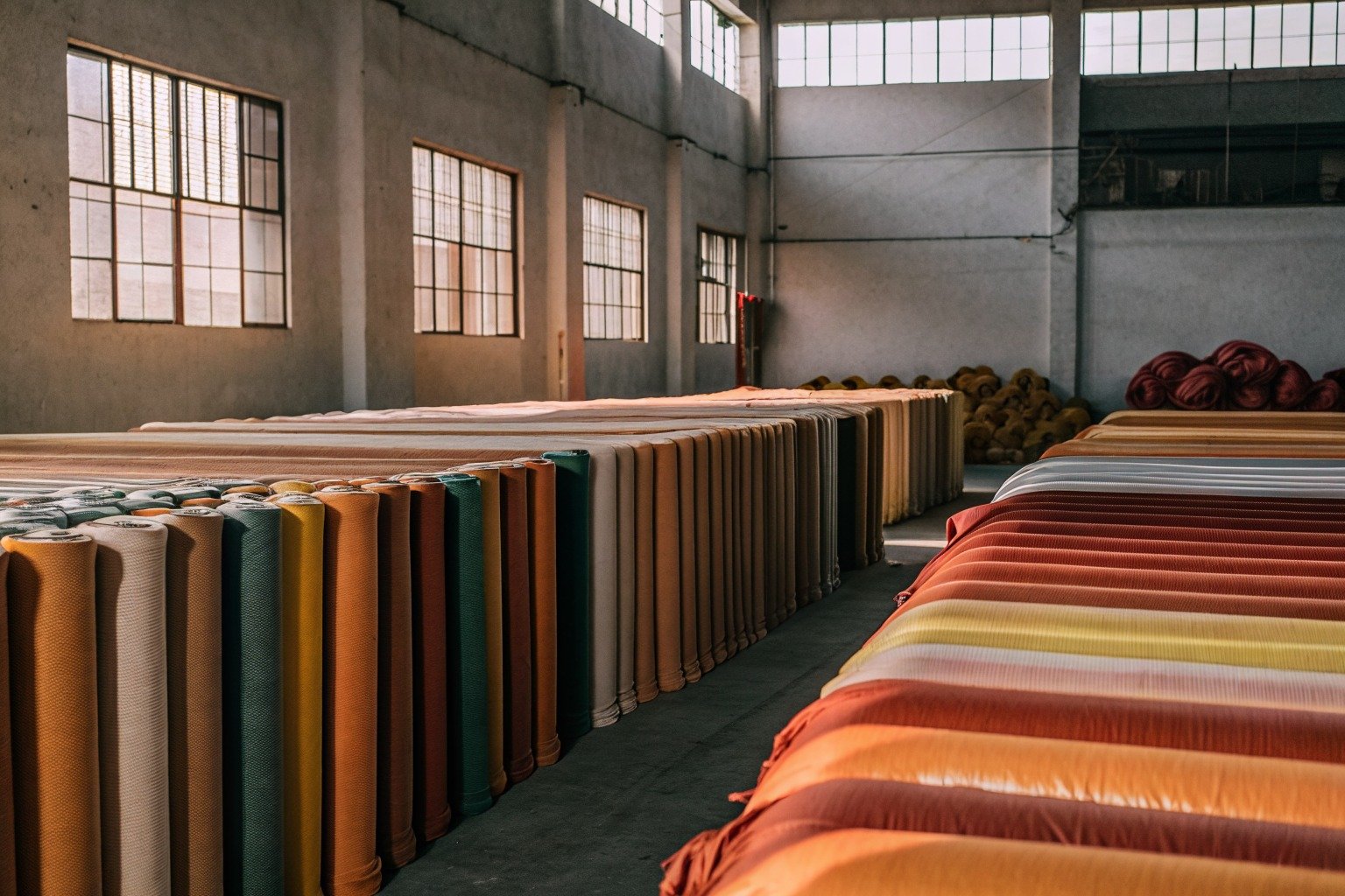 FumaoFabric satin fabric production view 3