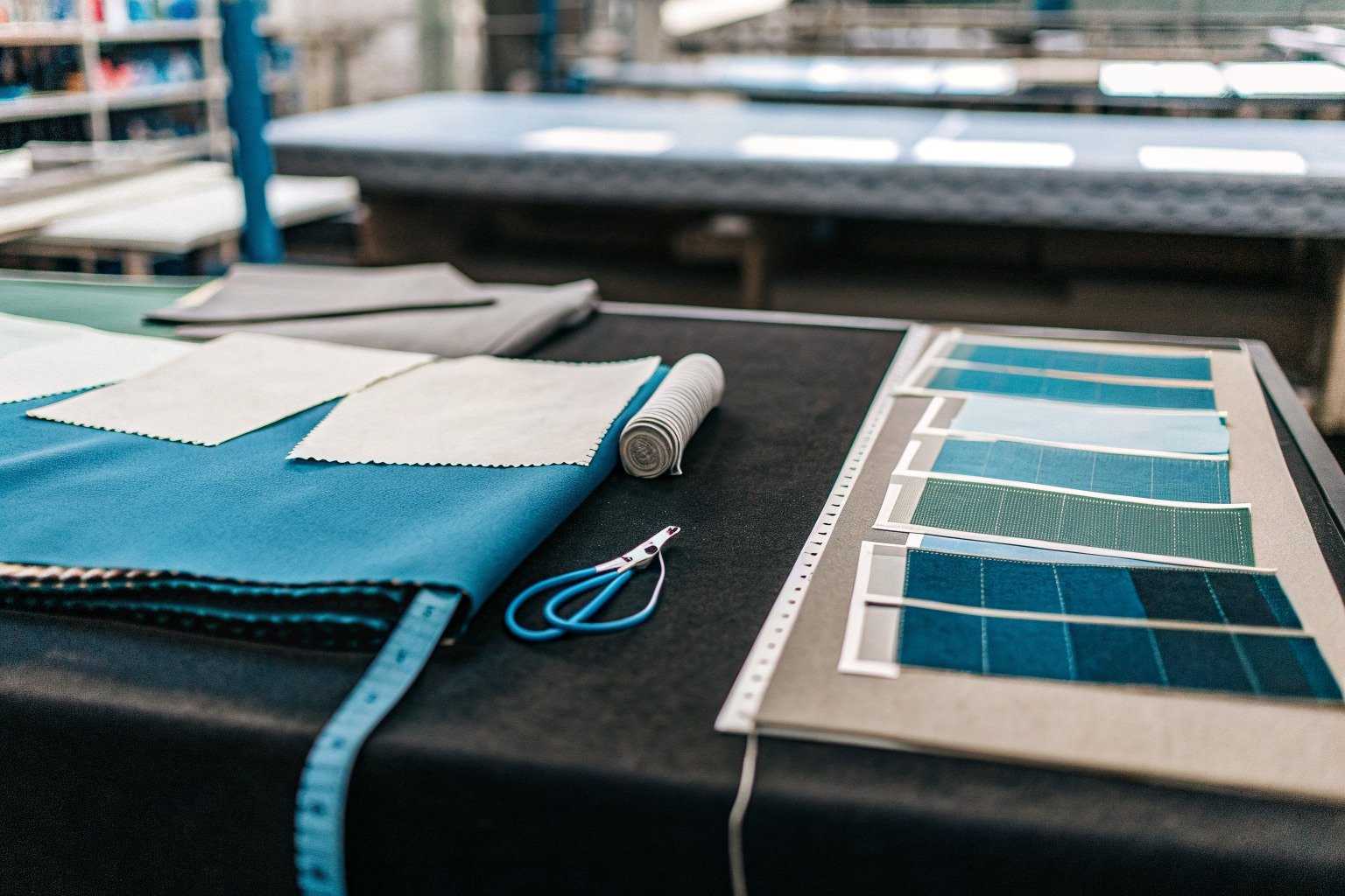 FumaoFabric satin fabric production view 1