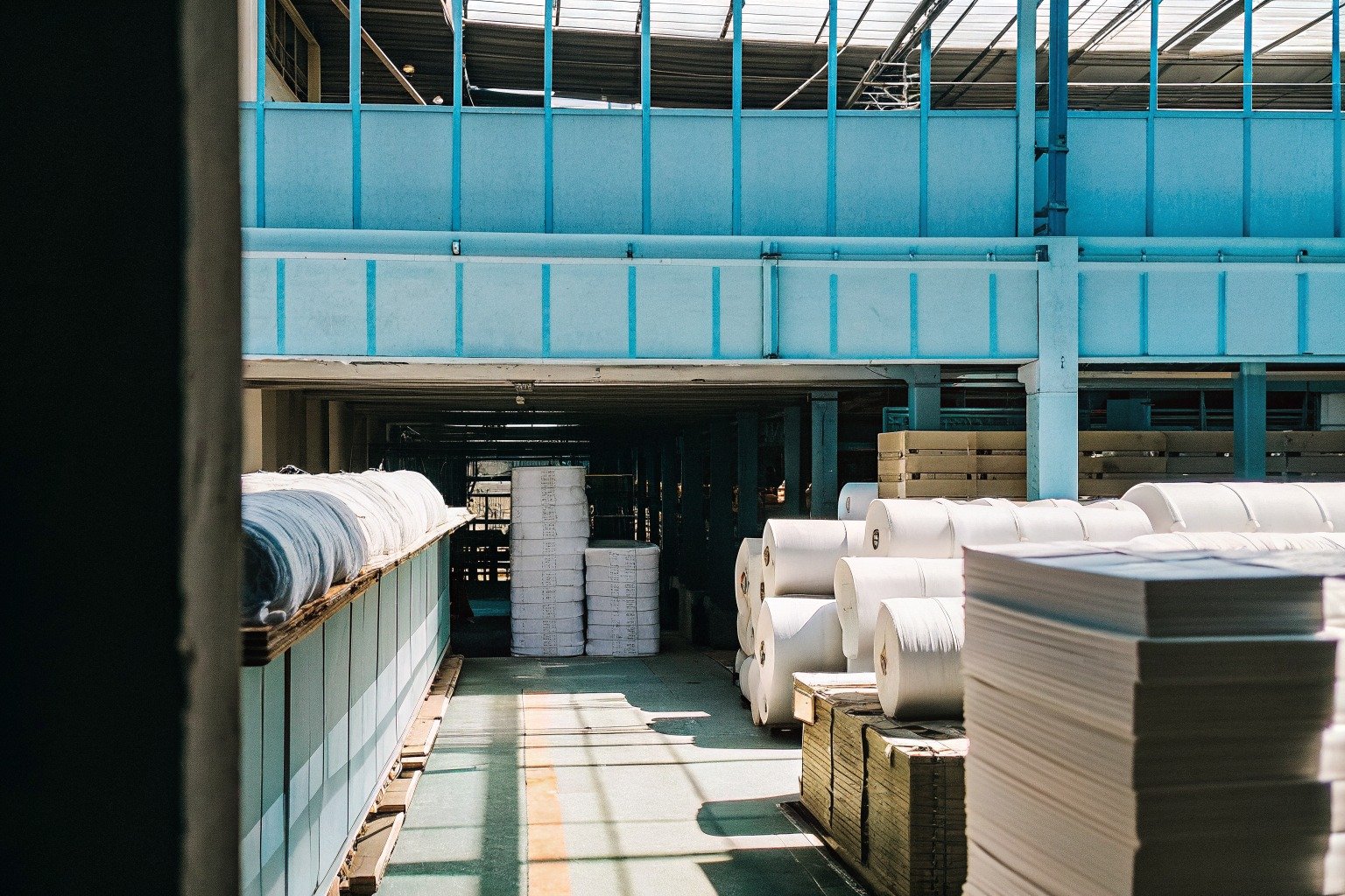 FumaoFabric satin fabric production view 4
