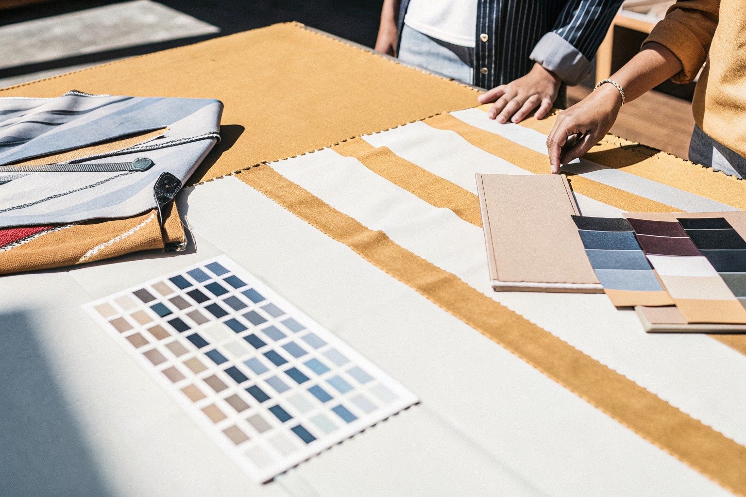 FumaoFabric satin fabric production view 1