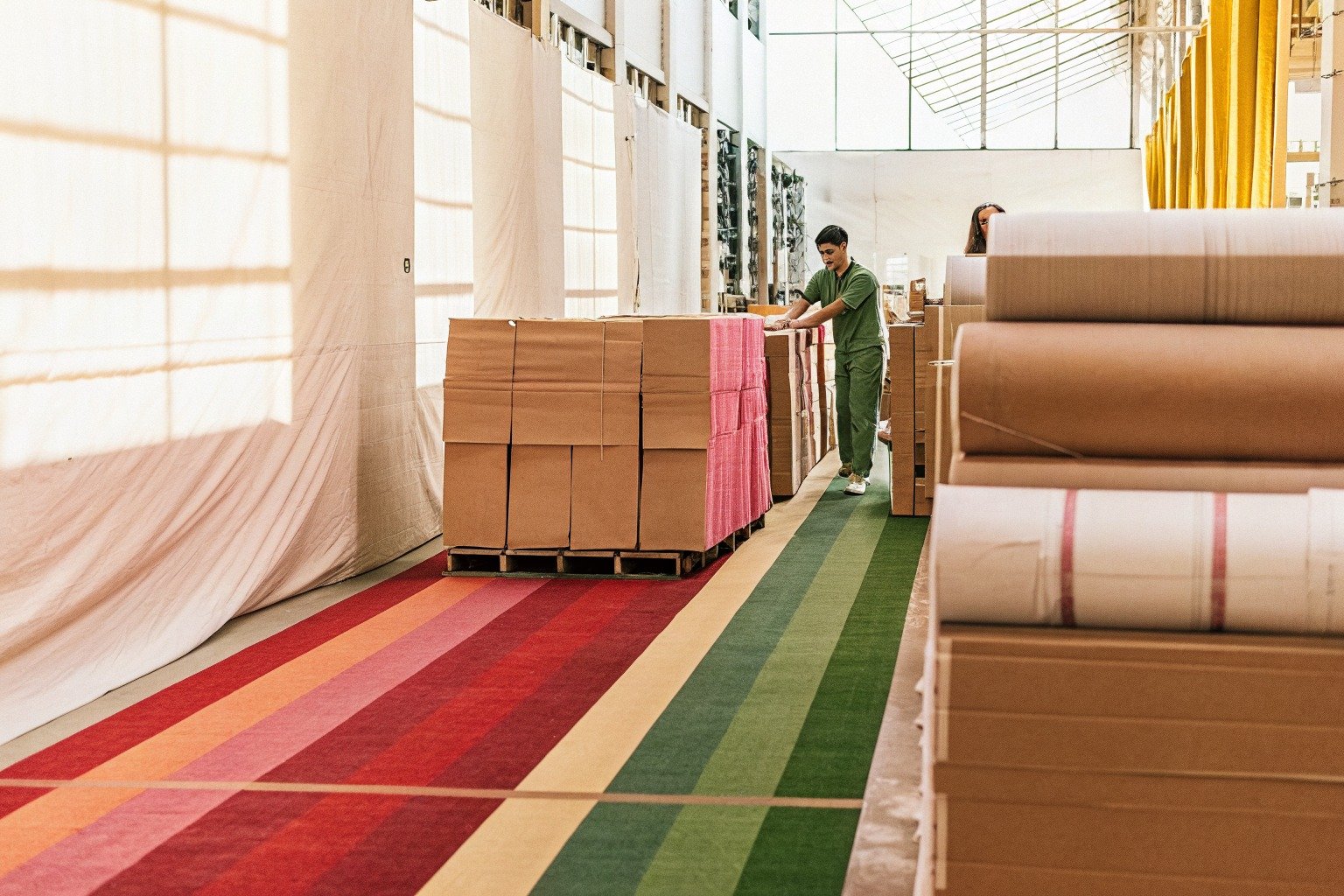 FumaoFabric canvas fabric production view 4