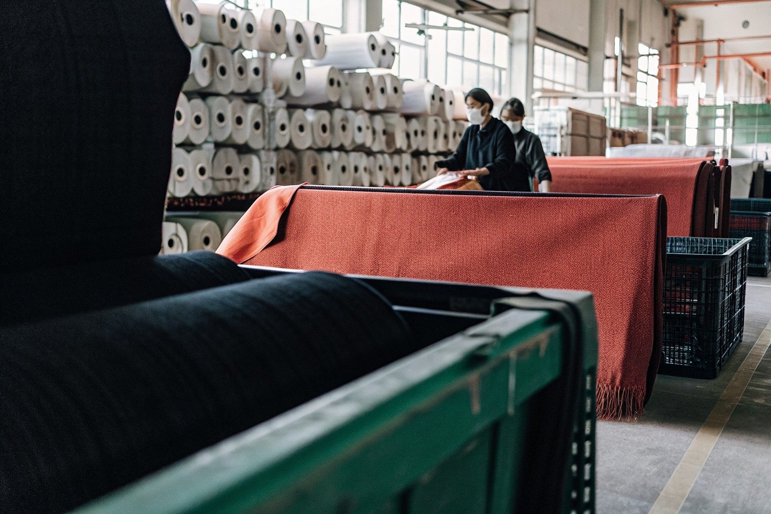 FumaoFabric canvas fabric production view 4