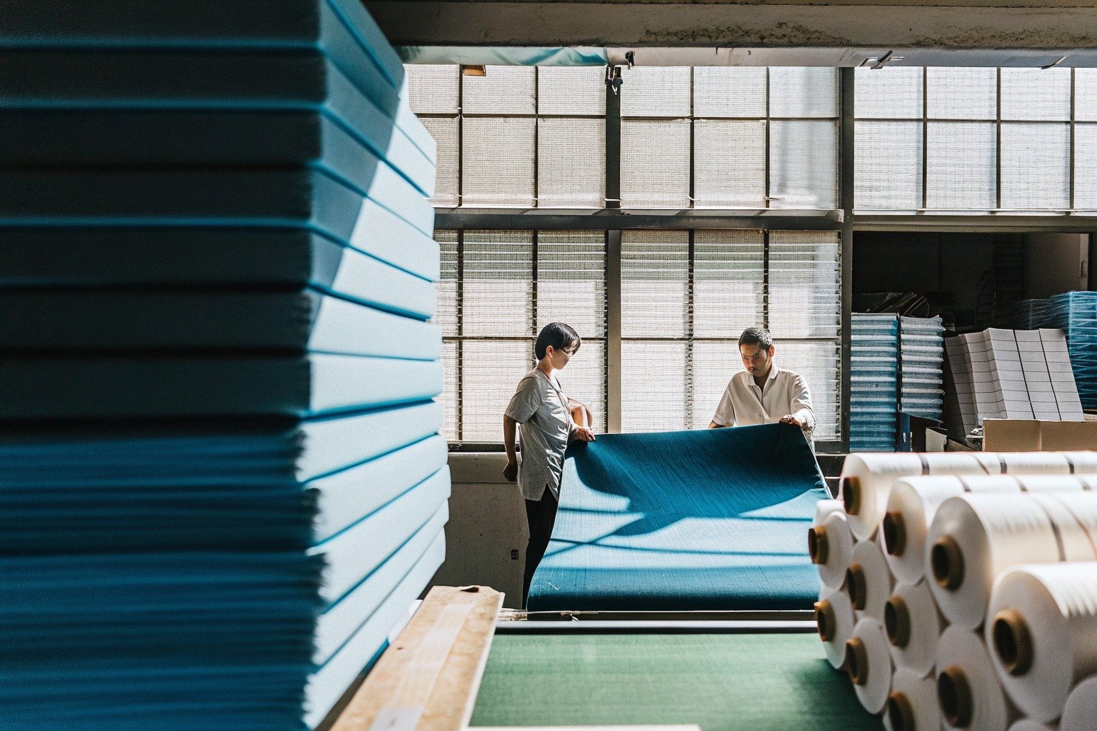 FumaoFabric pique fabric production view 4