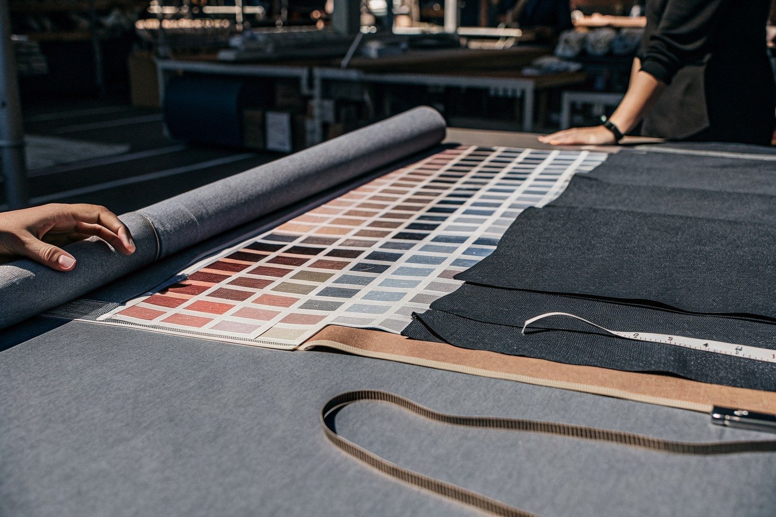 FumaoFabric poplin fabric production view 1