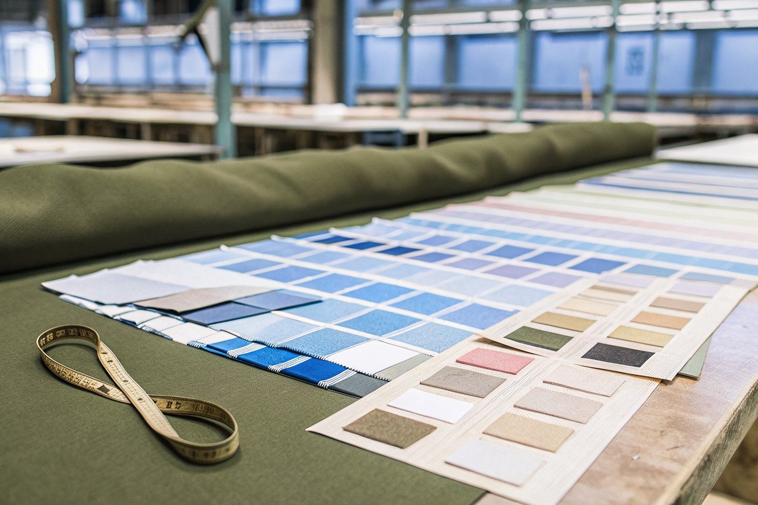 FumaoFabric twill fabric production view 1