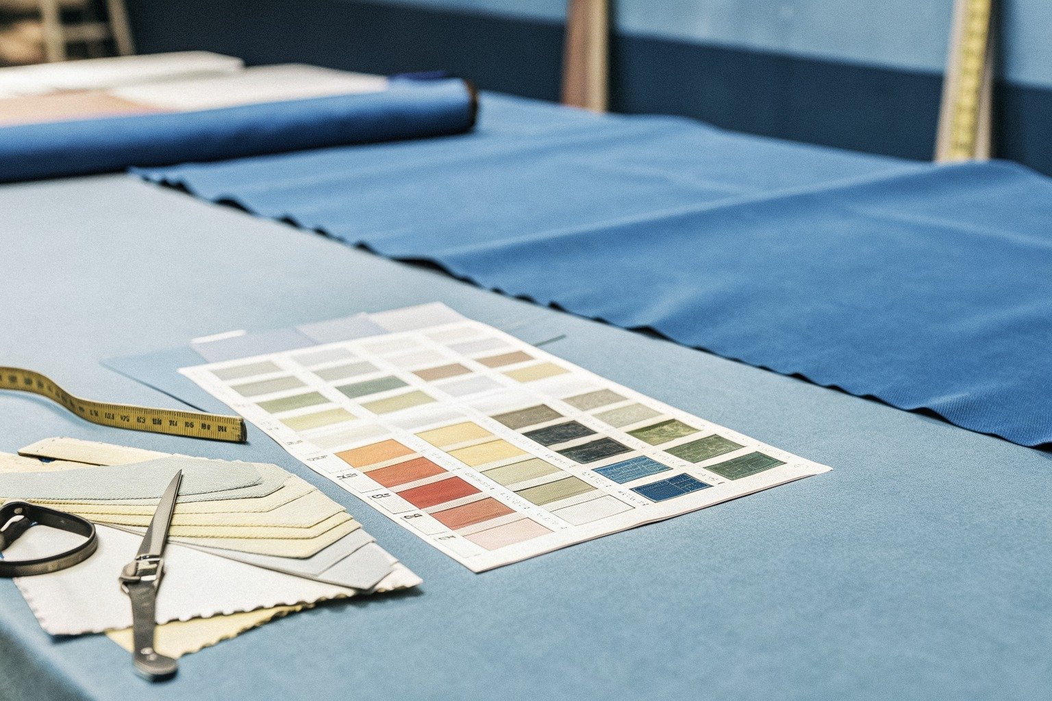 FumaoFabric twill fabric production view 1