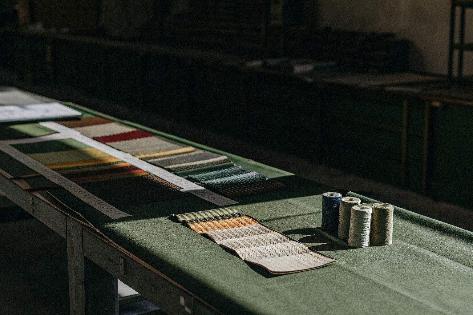 FumaoFabric twill fabric production view 1