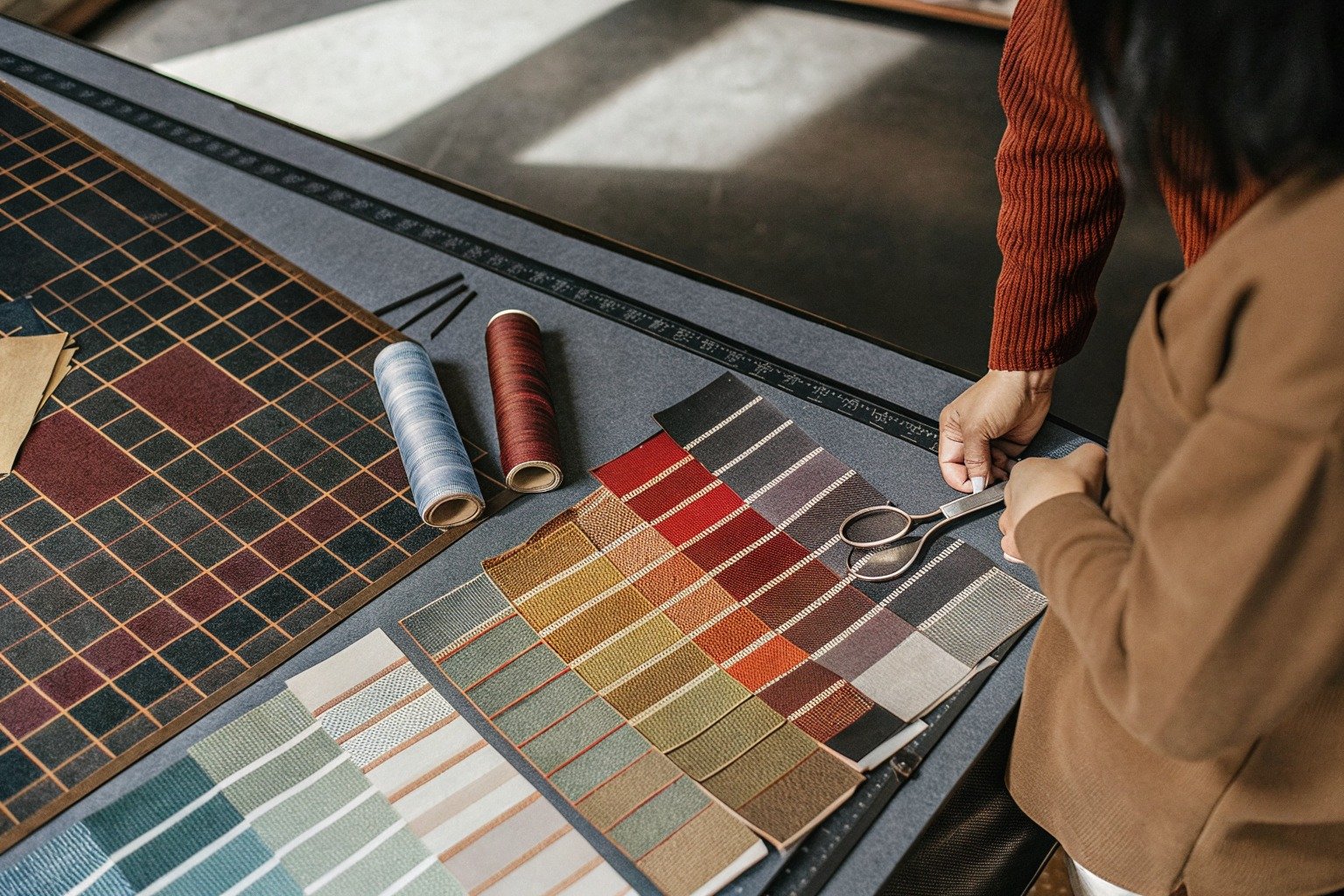 FumaoFabric polar fleece fabric production view 1