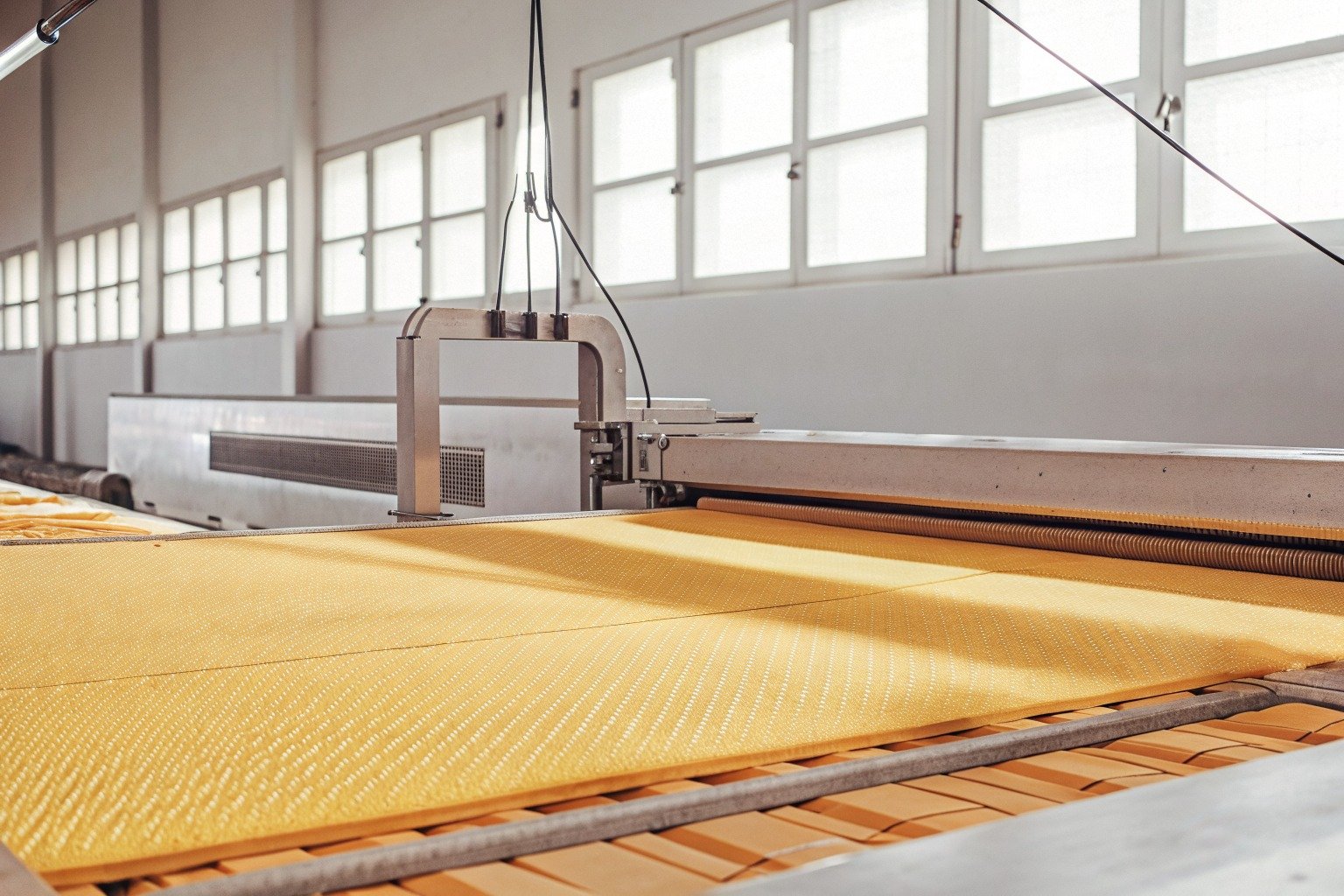 FumaoFabric polar fleece fabric production view 2